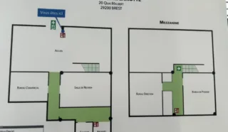 BUREAUX 135 m² BREST