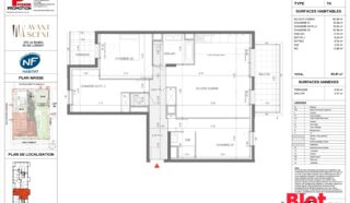 Appartement 4 pièce(s)