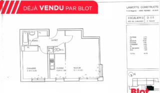 Appartement 2 pièce(s)