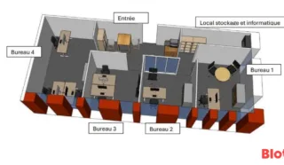  BUREAUX 72 M² SAINT HERBLAIN