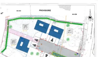 Terrain 624m²