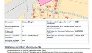 Terrain 4800m²