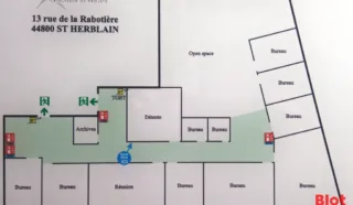  BUREAUX- 294 M² SAINT HERBLAIN