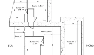  LOCAUX COMMERCIAUX 80 M² REZÉ