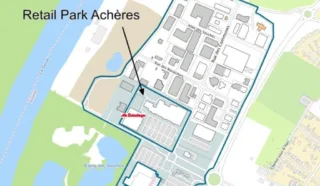  – Local commercial de 1 185 m² divisible – ACHÈRES (78)