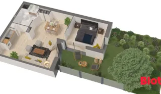 Appartement 2 pièce(s)