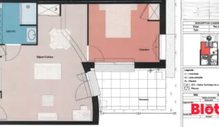 Appartement 2 pièce(s)