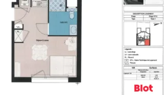 Appartement 1 pièce(s)