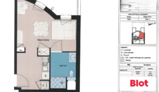 Appartement 1 pièce(s)