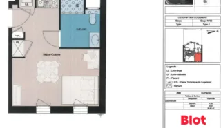 Appartement 1 pièce(s)