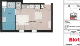 Appartement 1 pièce(s)