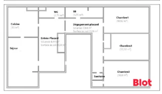 Appartement 5 pièce(s)