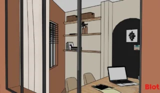  BUREAUX vitrés 29 m² DINAN