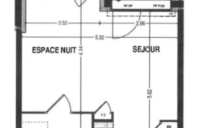 Appartement 1 pièce(s)