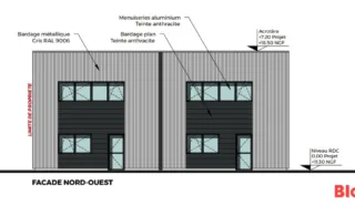  LOCAUX D'ACTIVITÉS 197 M² SAINTE LUCE SUR LOIRE