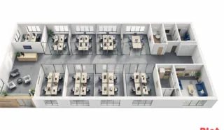  BUREAUX 1200 m² divisibles PONTIVY