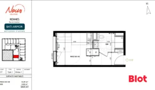 Appartement 1 pièce(s)