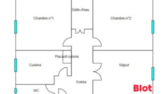 Appartement 3 pièce(s)