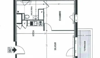 Appartement 2 pièce(s)