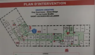  BUREAUX 1 338 m² SAINT JACQUES DE LA LANDE