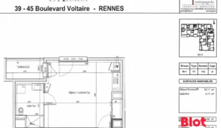 Appartement 1 pièce(s)