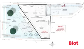 Terrain 443m²