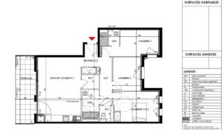 Appartement 4 pièce(s)