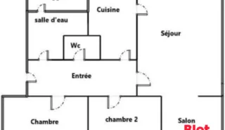 Appartement 3 pièce(s)