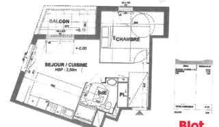 Appartement 2 pièce(s)